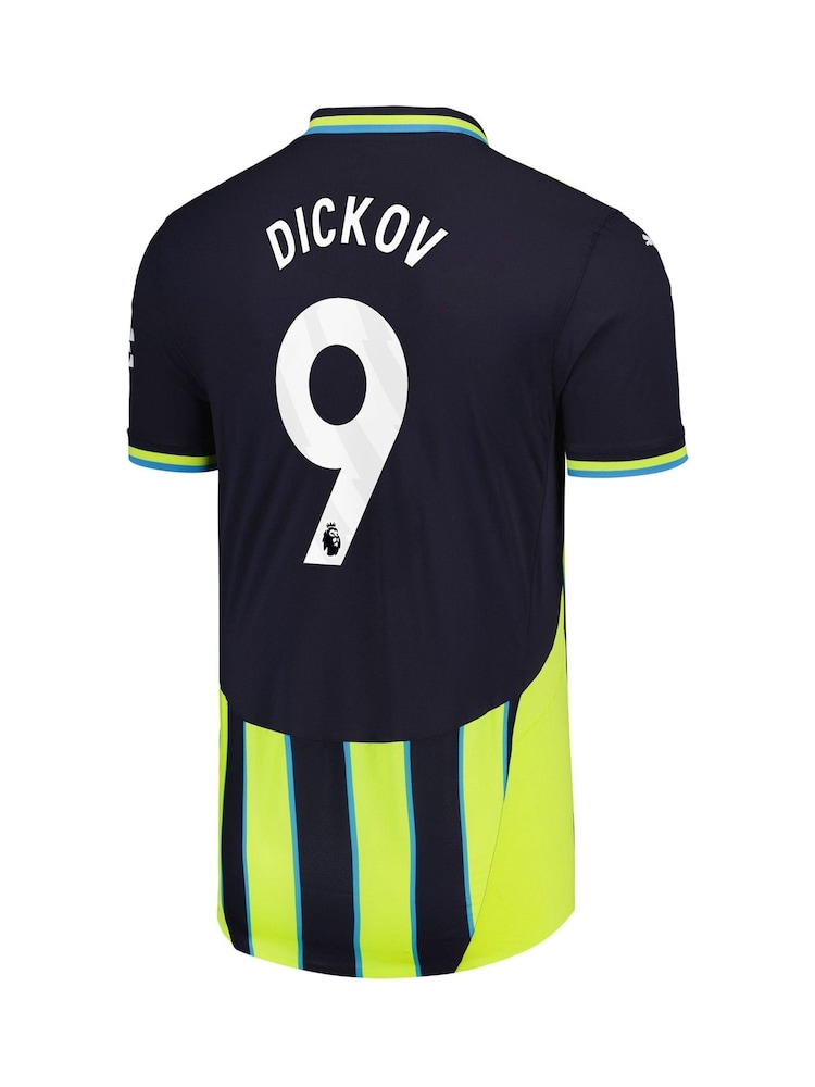 Puma Blue Manchester City Away Authentic Shirt 2024-25 Dickov 9 Printing - Image 3 of 3