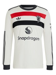 adidas White Original Manchester United EPL Third Shirt 2024-25 Long sleeve With Rashford 10 Printing - Image 1 of 3