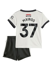 adidas Original Manchester United EPL Third Baby Kit 2024-25 with Mainoo 37 Printing - Bild 3 von 3