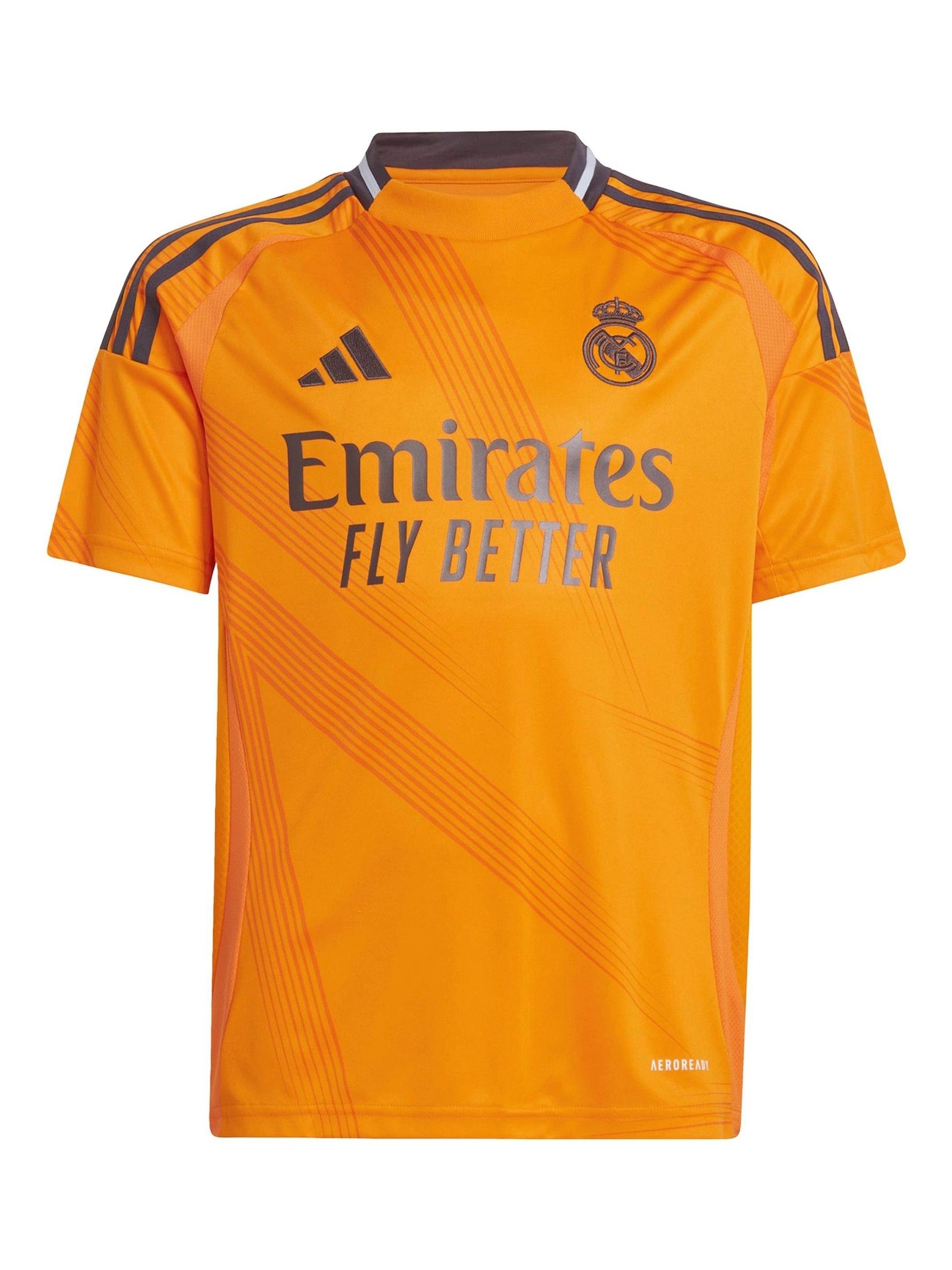 Buy adidas Orange Kids Real Madrid Away Shirt 2024 25 Bellingham 5 Printing from Next Luxembourg
