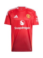 adidas Red Manchester United EPL Home Shirt 2024-25 With Zirkzee 11 Printing - Image 2 of 3