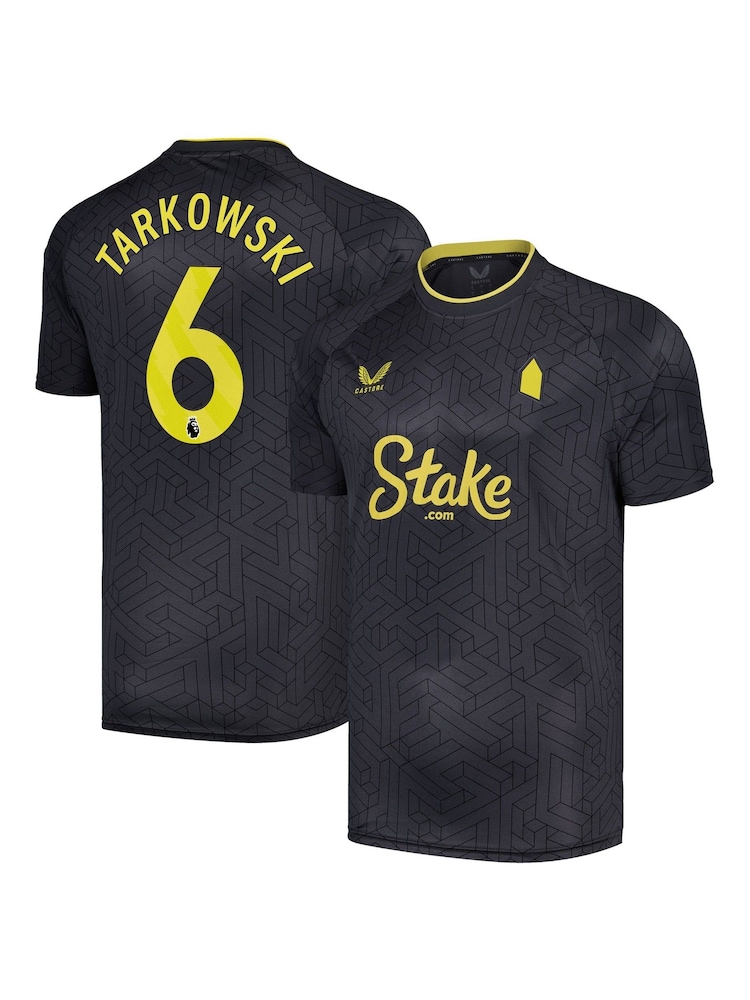 Castore Grey Everton Away Shirt 2024-25 Tarkowski 6 Printing - Image 1 of 3