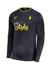 Castore Grey Everton Away Shirt 2024-25 Long Sleeve McNeil 7 Printing - Image 2 of 3