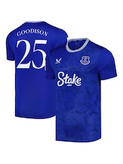 Castore Blue Everton Home Replica Shirt 2024-25 with Goodison 25 Printing and Goodison Park Commemorative Patch - Image 3 of 3