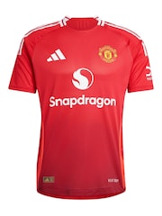 adidas Manchester United EPL Home Authentic Shirt 2024-25 With Zirkzee 11 Printing - Imagen 2 de 3