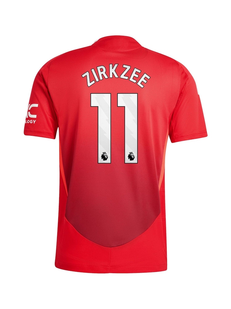 adidas Manchester United EPL Home Authentic Shirt 2024-25 With Zirkzee 11 Printing - Imagen 3 de 3