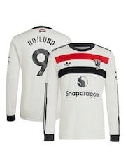 adidas Manchester United EPL Third Shirt 2024-25 Long sleeve With Hojlund 9 Printing - Imagen 3 de 3