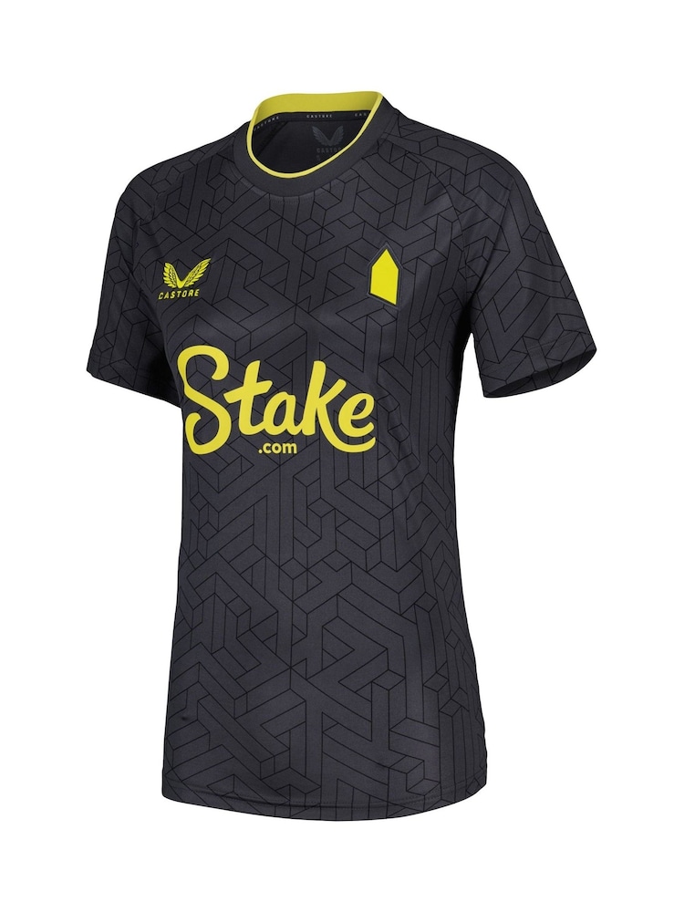 Castore Grey Womens Everton Away Shirt 2024-25 Calvert-Lewin 9 Printing - Image 2 of 3