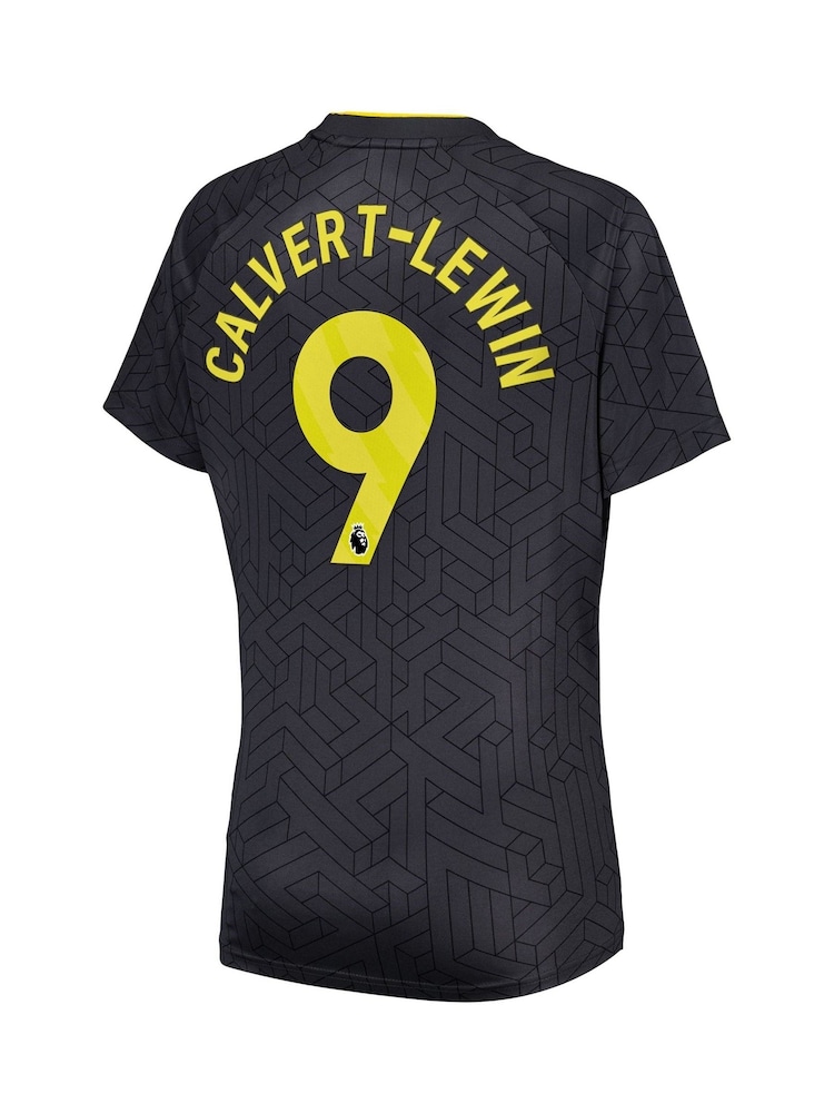 Castore Grey Womens Everton Away Shirt 2024-25 Calvert-Lewin 9 Printing - Image 3 of 3