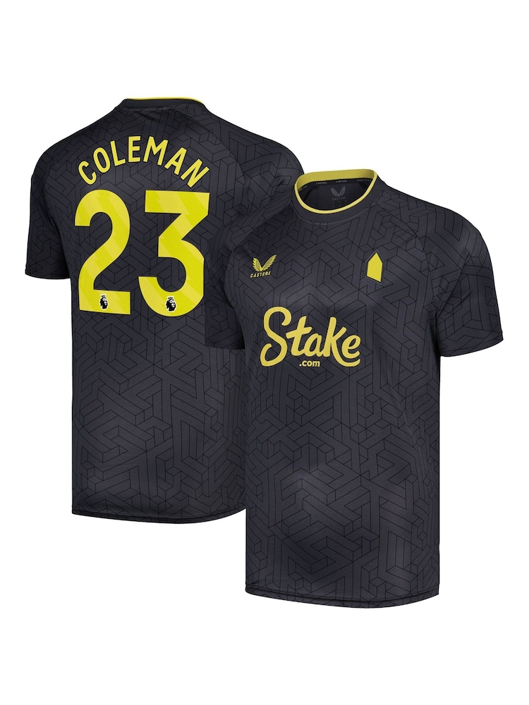 Castore Grey Everton Away Shirt 2024-25 Coleman 23 Printing - Image 1 of 3