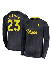 Castore Grey Everton Away Shirt 2024-25 Long Sleeve Coleman 23 Printing - Image 1 of 3