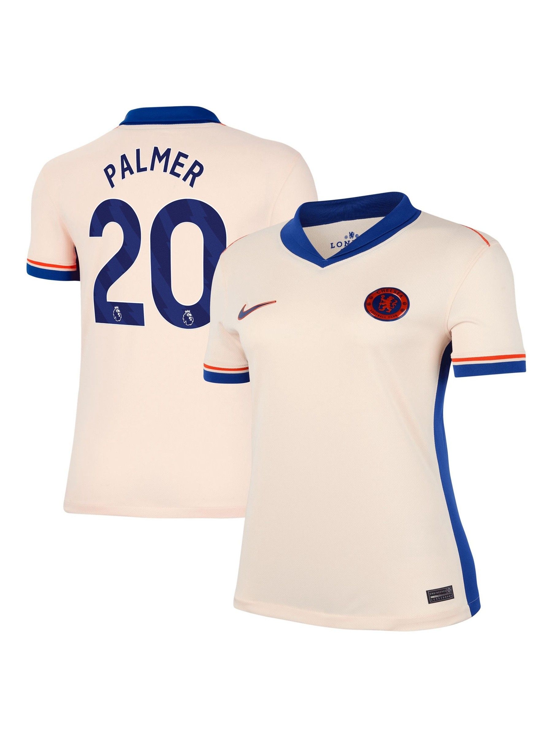 Buy Nike Cream Womens Chelsea Away Stadium Shirt 2024 25 Palmer 20 Printing from Next Luxembourg