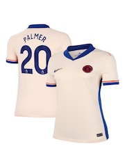 Nike Cream Womens Chelsea Away Stadium Shirt 2024-25 Palmer 20 Printing - Image 1 of 3