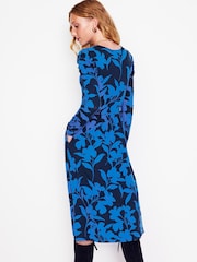 Boden Blue Puff Sleeve Blouson Dress - Image 3 of 6