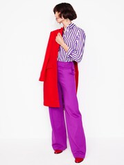 Boden Purple Sienna 100% Cotton Shirt - Image 2 of 5