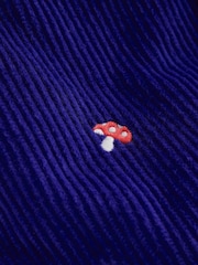 Boden Blue Pull-On Cord 100% Cotton Trousers - Image 3 of 3
