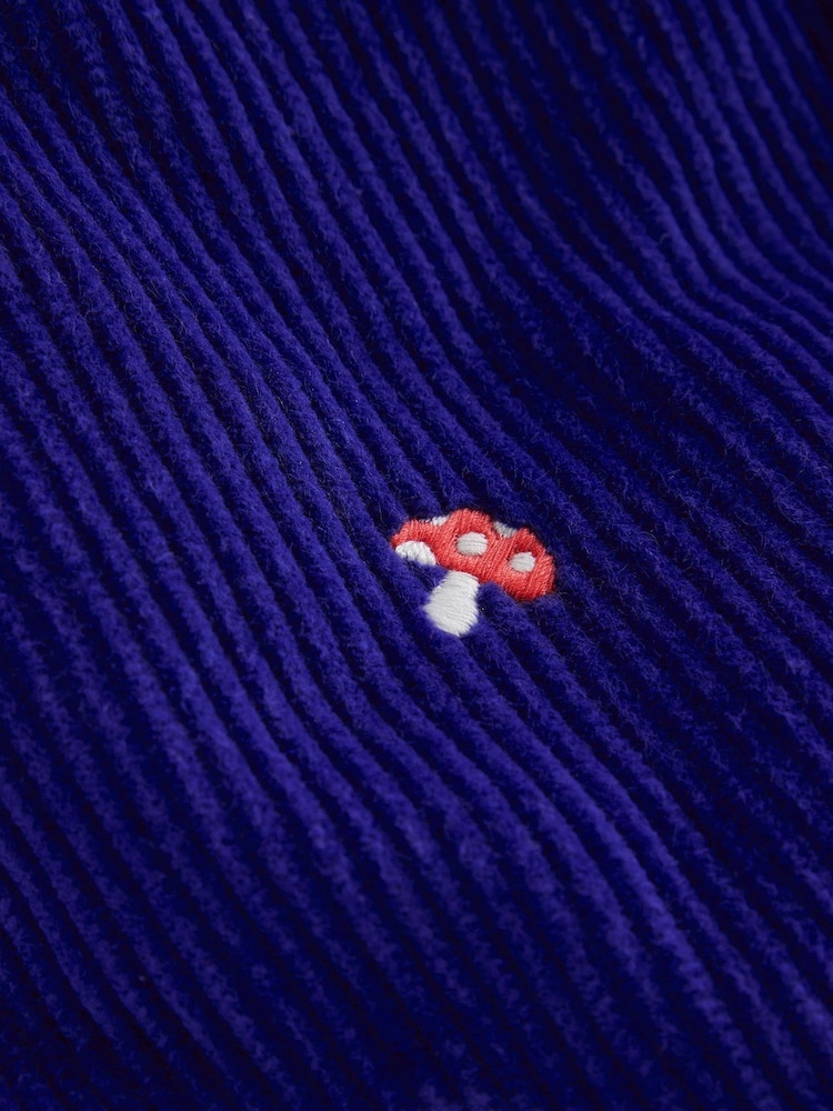 Boden Blue Pull-On Cord 100% Cotton Trousers - Image 3 of 3