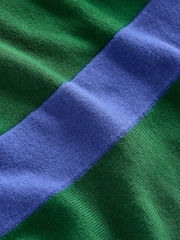 Boden Green Sam Colourblock Knitted Dress - Image 6 of 6