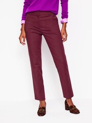 Boden Purple Richmond 7/8 Trousers - Image 1 of 5