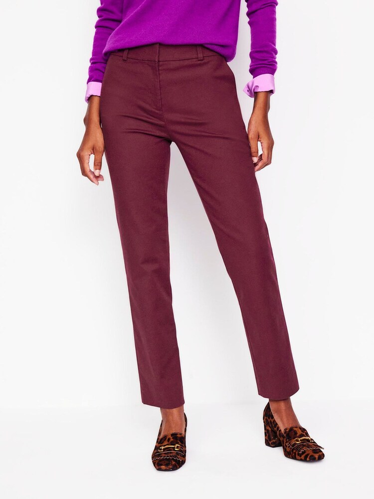 Boden Purple Richmond 7/8 Trousers - Image 1 of 5