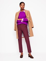Boden Purple Richmond 7/8 Trousers - Image 2 of 5