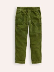 Boden Green 100% Cotton Pull On Cord Trousers - Image 1 of 3