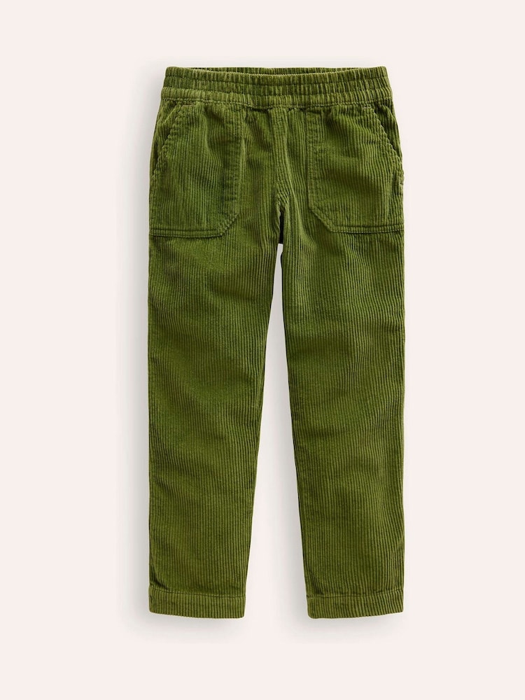 Boden Green 100% Cotton Pull On Cord Trousers - Image 1 of 3