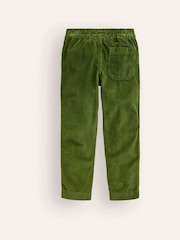 Boden Green 100% Cotton Pull On Cord Trousers - Image 2 of 3