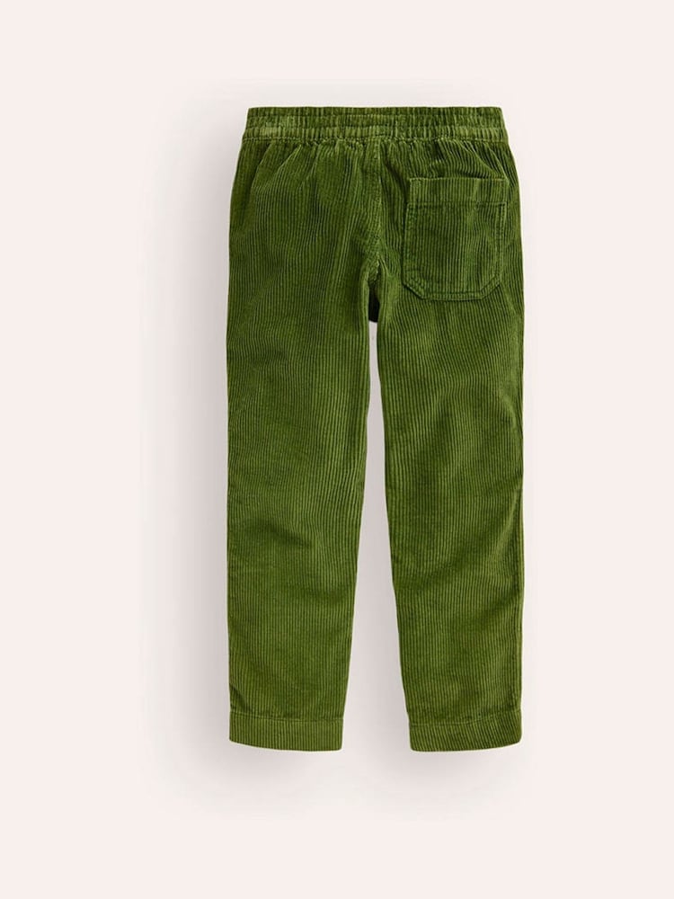 Boden Green 100% Cotton Pull On Cord Trousers - Image 2 of 3