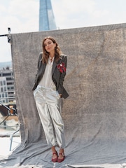 Boden Brown Relaxed Wool Blazer - Image 1 of 6