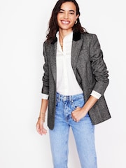Boden Brown Relaxed Wool Blazer - Image 5 of 6