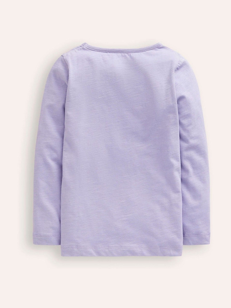 Boden Purple 100% Cotton Printed Graphic T-Shirt - Image 2 of 3 Boden Purple 100% Cotton Printed Graphic T-Shirt - Image 2 of 3