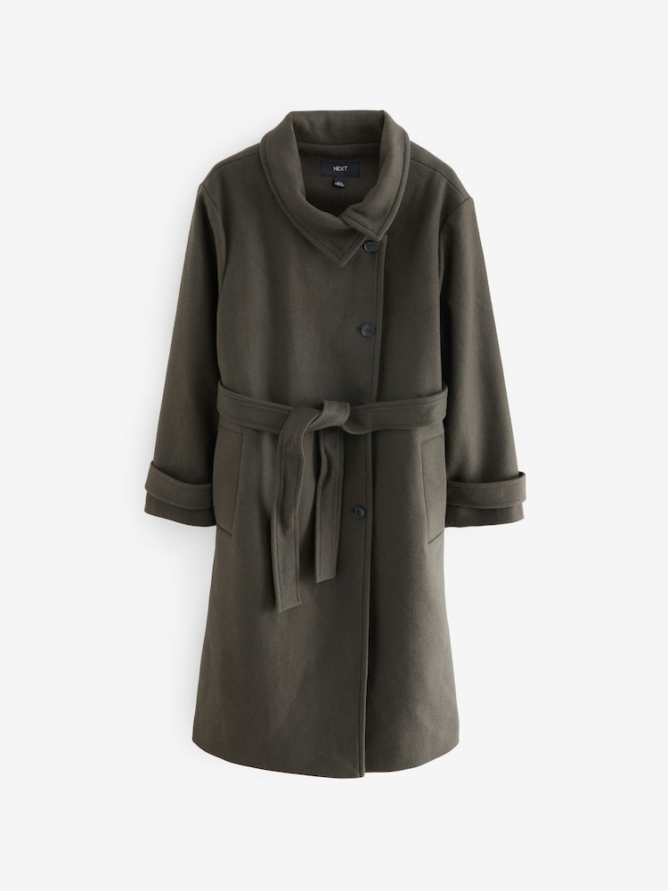 Khaki Green N.Premium Funnel Coat - Image 2 of 4
