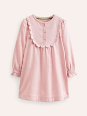 Boden Pink 100% Cotton Norah Scallop Corduroy Dress - Image 1 of 3