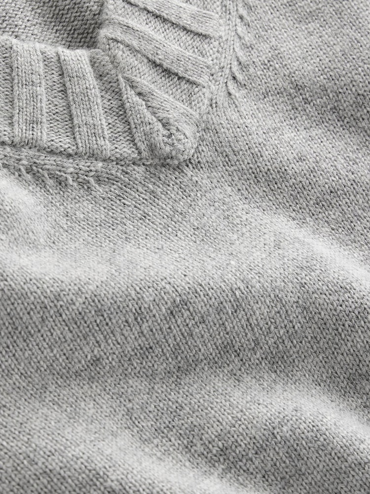 Boden Grey Longline V-Neck Tank Top - Image 6 of 6