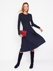 Boden Blue Lola Knitted Midi Dress - Image 1 of 6
