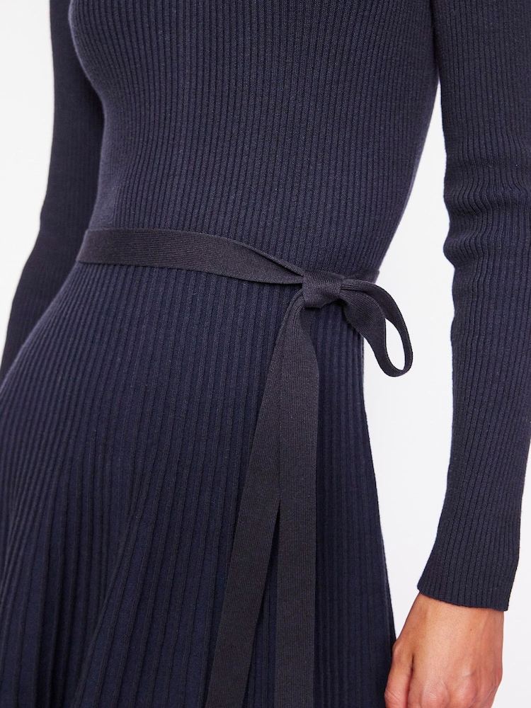 Boden Blue Lola Knitted Midi Dress - Image 2 of 6 Boden Blue Lola Knitted Midi Dress - Image 2 of 6