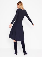 Boden Blue Lola Knitted Midi Dress - Image 3 of 6