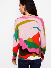 Boden Pink Lydia Cashmere Jumper - Image 3 of 6