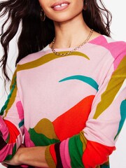 Boden Pink Lydia Cashmere Jumper - Image 4 of 6