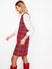 Boden Red Pia Wool Shift Dress - Image 2 of 7
