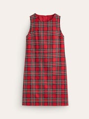 Boden Red Pia Wool Shift Dress - Image 7 of 7