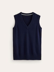 Boden Blue Longline V-Neck Tank - Image 5 of 6