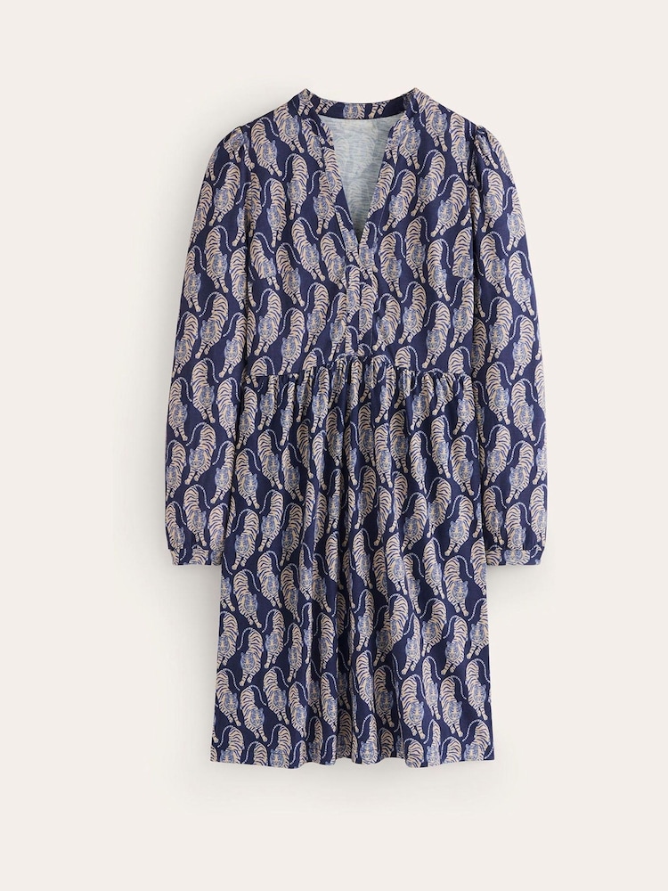 Boden Blue Naomi Relaxed Jersey Dress - Image 5 of 5