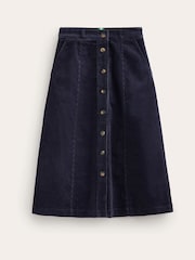 Boden Blue Petra Corduroy Midi Skirt - Image 5 of 5