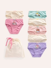 Boden Cream 100% Cotton Knickers 7 Pack - Image 1 of 3