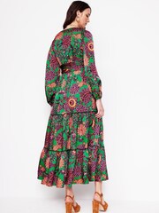 Boden Green Pippa Satin Maxi Dress - Image 5 of 7