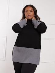 Live Unlimited Black Curve Blocked Jumper - Image 1 of 5
