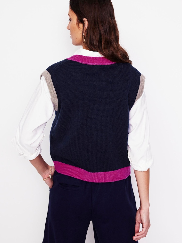 Boden Blue Olivia Merino Tank - Image 2 of 6