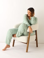 Live Unlimited Green Spot Print Pyjamas Set - Image 3 of 5